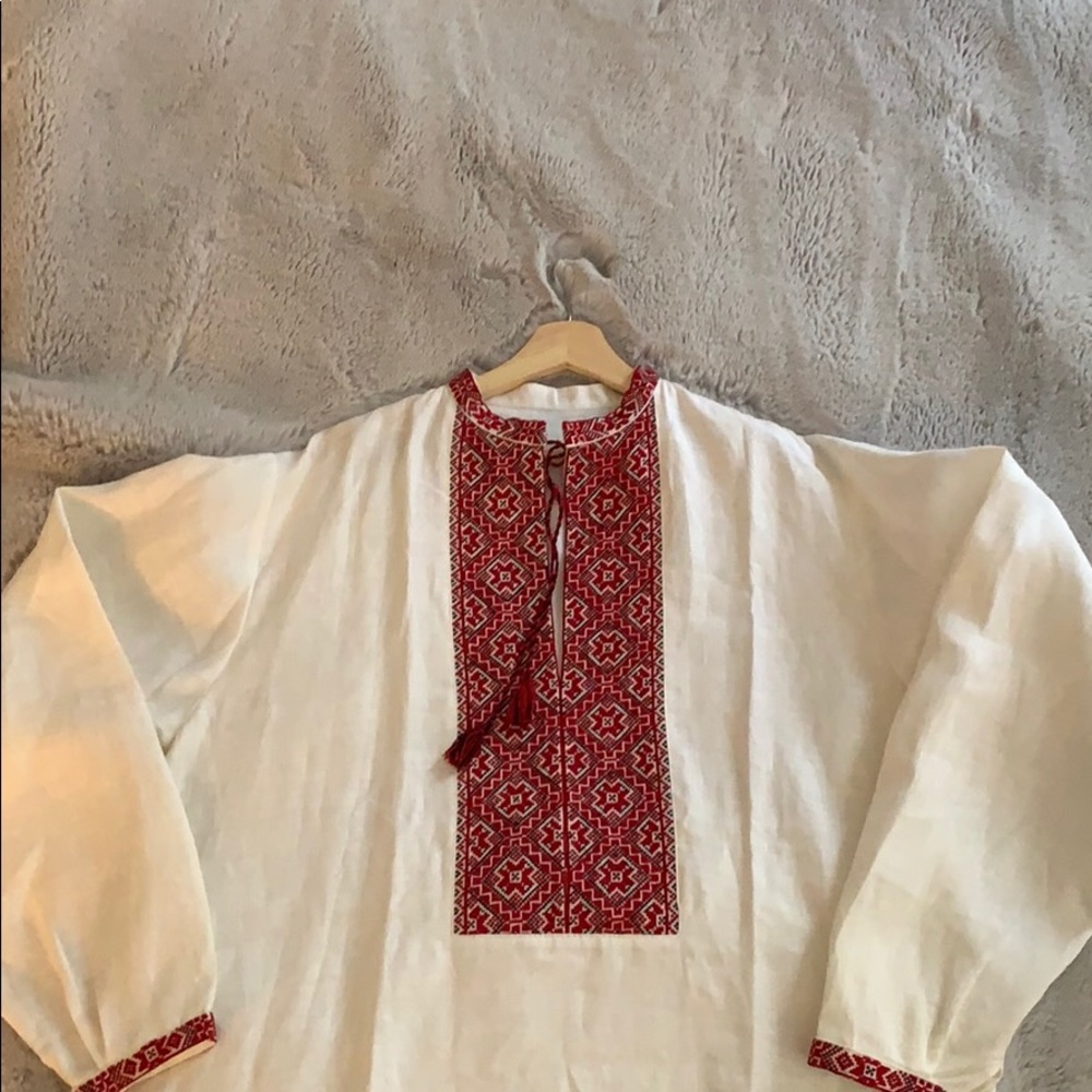 Ukrainian Hand Embroidered Shirt